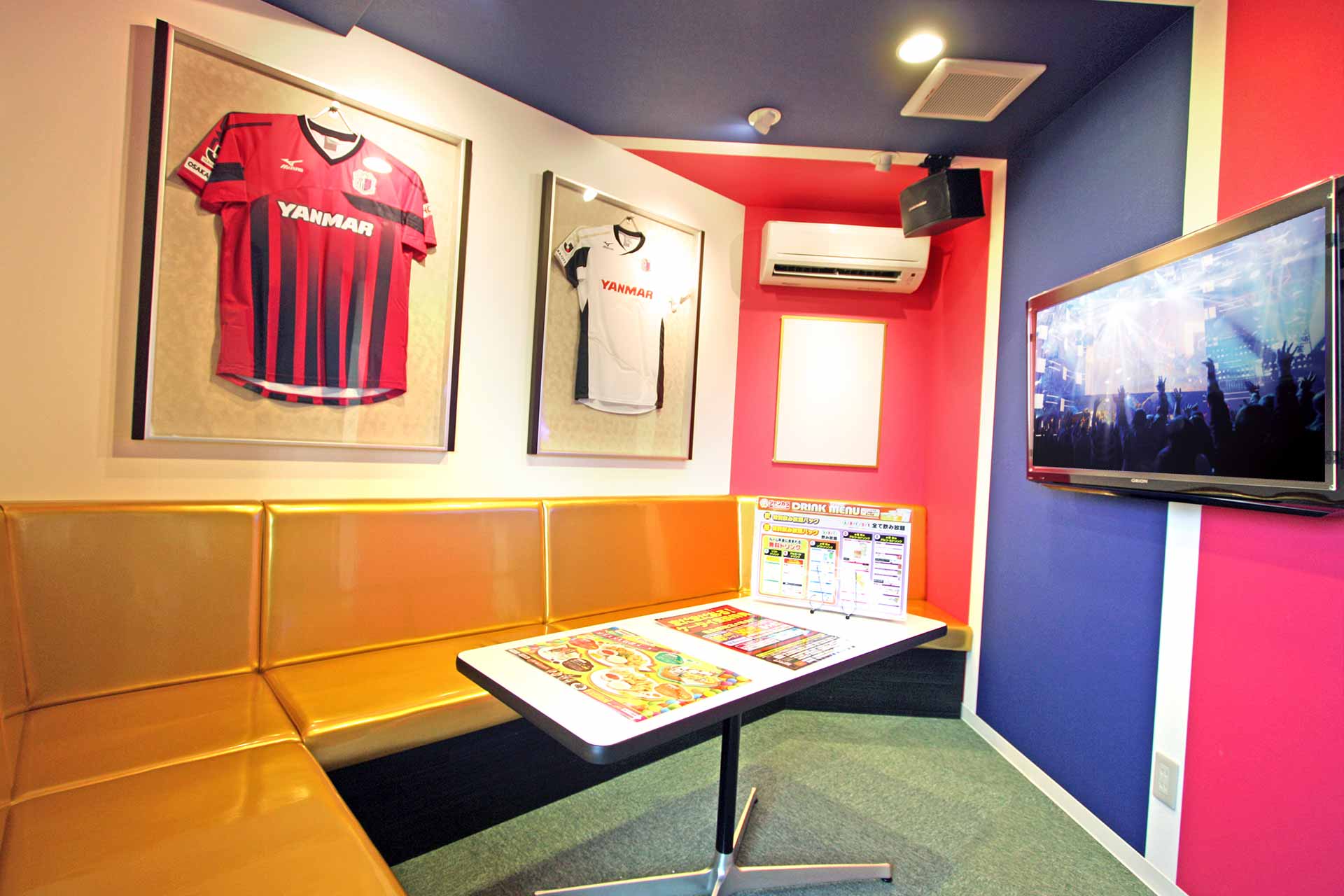 セレッソ大阪ルーム（DVD設置）