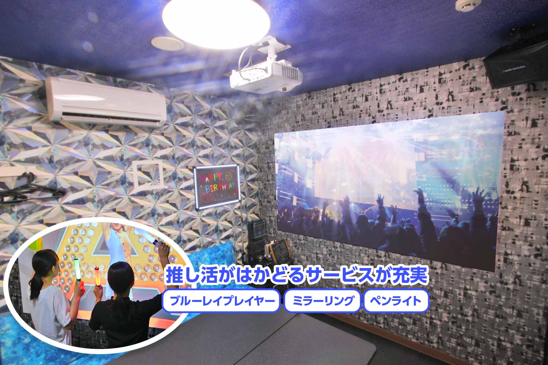 推し活ルーム（Blu-ray/ミラーリング設置）