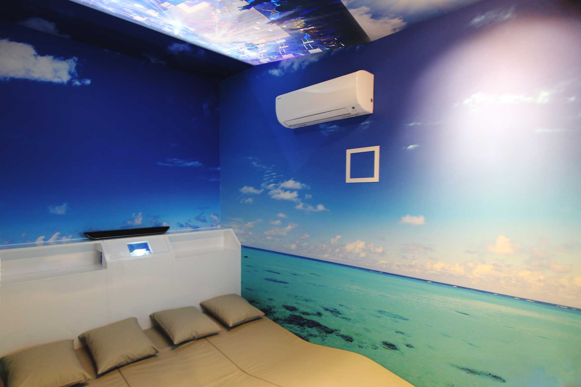 寝ころびシアタールーム（Blu-ray/DVD設置）