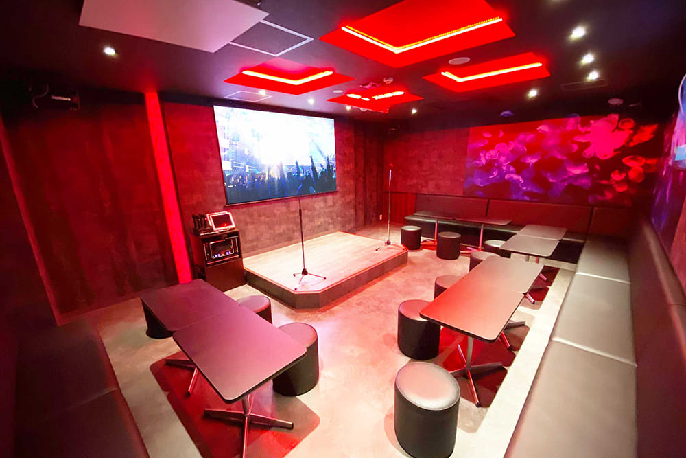 プロジェクター&ステージルーム（ミラーリング設置）