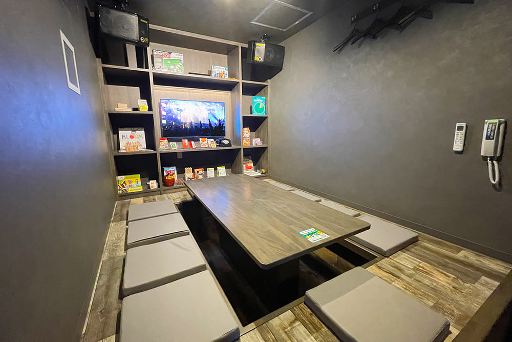 掘りごたつボードゲームルーム