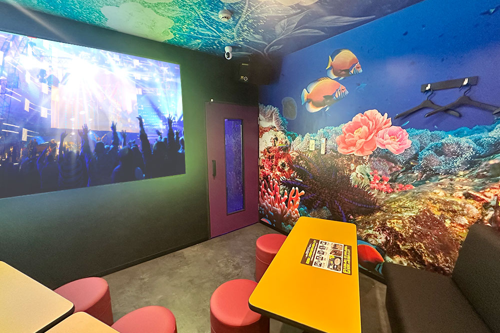 プロジェクタールーム（ミラーリング設置）